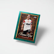 Nemanja Vidic CK - 15 Chrome King Emerald Gemstone — 2025 - 26 Topps Premier League — Manchester United Legend by KitRoom Cards on MYNTED