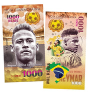 Neymar 1000 Riais UNCB banknote by UNCB on MYNTED