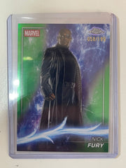 Nick Fury Green Refractor /199 - 2025 Topps Chrome Marvel Studios by Card Market Ahuy on MYNTED