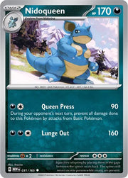 Nidoqueen - 031/165 - Reverse Holofoil