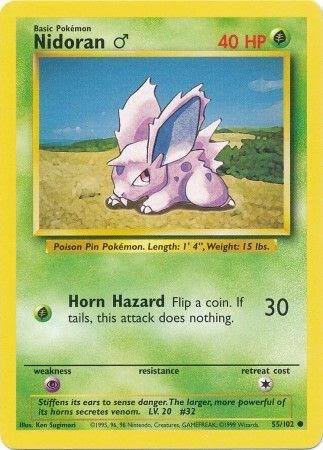 Nidoran Base set (Unlimited) 55/102 by ISB Collector on MYNTED