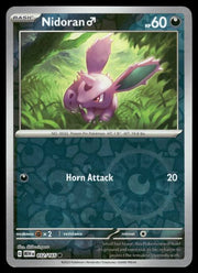 Nidoran M 032/165 - Reverse Holo (Pokemon 151) by The Cardboard Grind on MYNTED