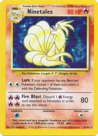 Ninetales - Base Set (Unlimited) - Holo Rare 12 - English by MechaKai Collectibles on MYNTED