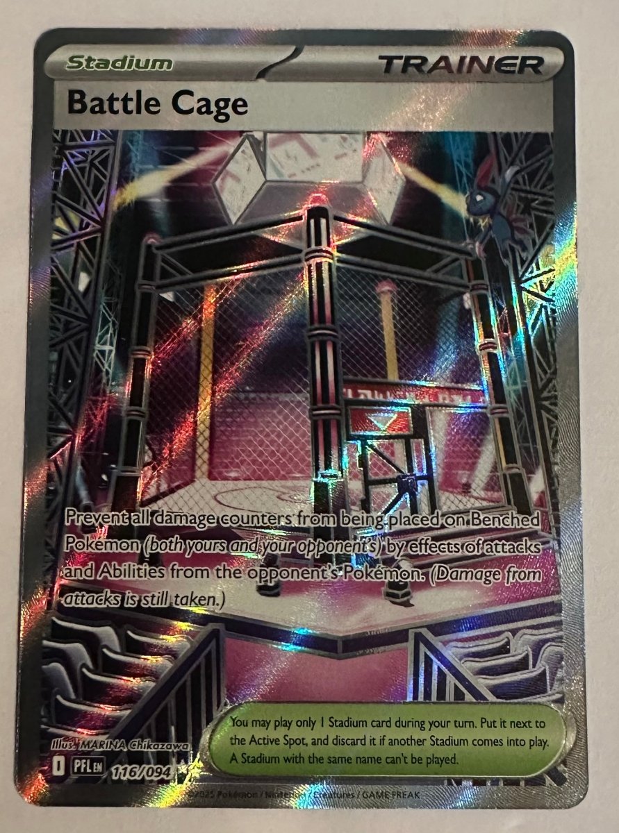 NM Battle Cage Full Art 116/094 Phantasmal Flames Pokemon TCG by Coolectibles on MYNTED