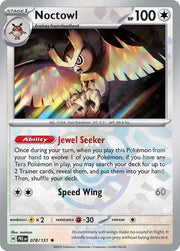 Noctowl - 078/131 (Master Ball Pattern) - SV: Prismatic Evolutions (PRE) by SAFAQATI on MYNTED