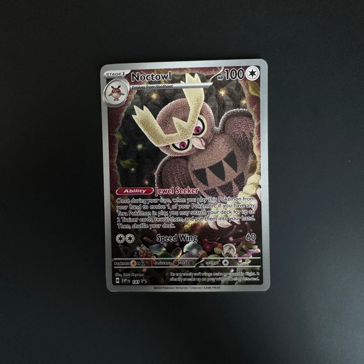 Noctowl Scarlet & Violet Promo Promo 141 by The Greatest on MYNTED