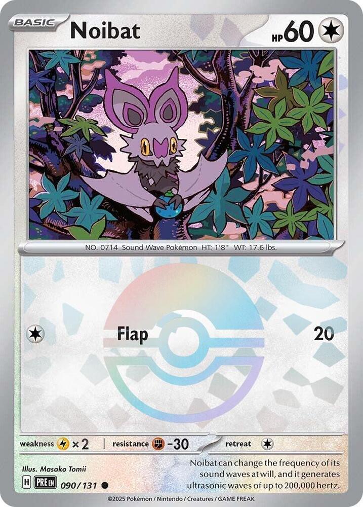Noibat - 090/131 (Poke Ball Pattern) - SV: Prismatic Evolutions (PRE) by SAFAQATI on MYNTED