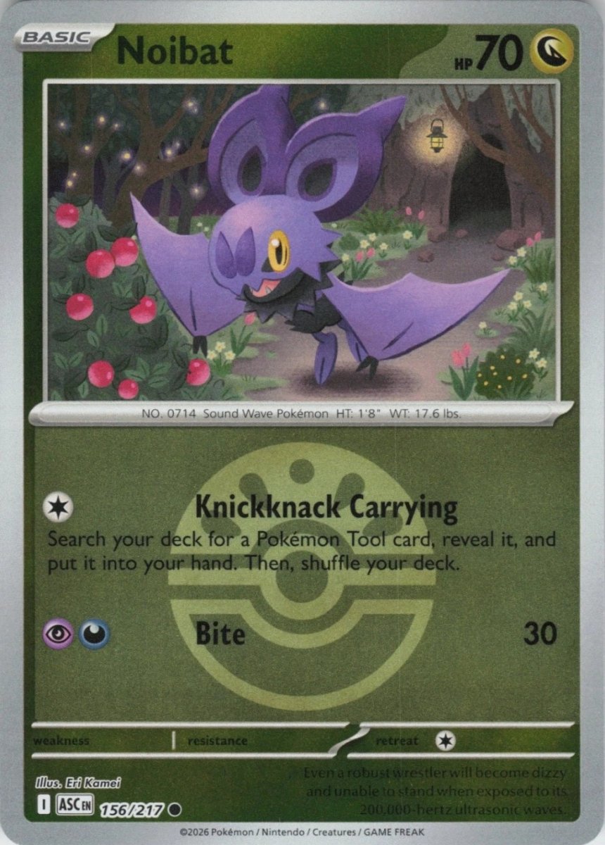 Noibat - 156/217 (Friend Ball) - ME: Ascended Heroes (ASC) by SAFAQATI on MYNTED