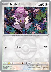 Noibat (Master Ball Pattern) 090/131 (Prismatic Evolutions) by Mikeepulls on MYNTED