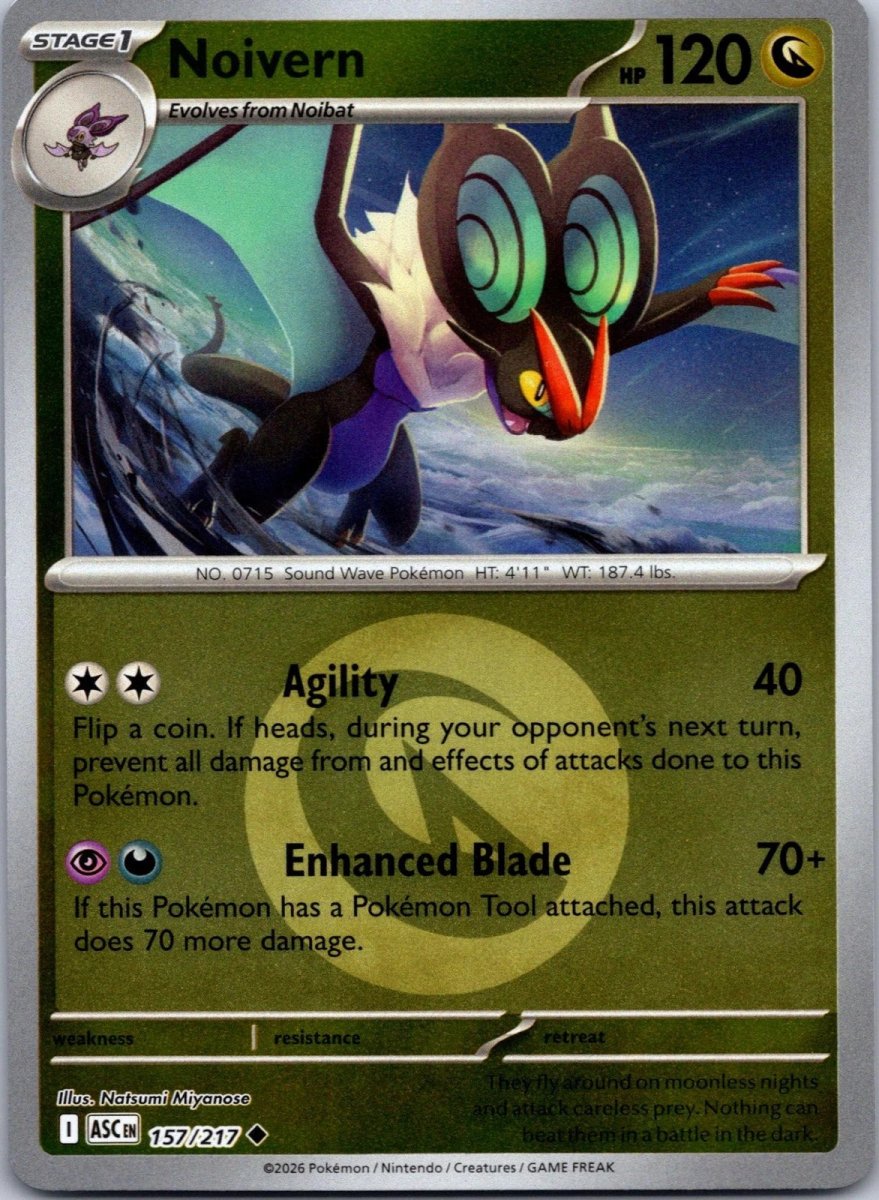 Noivern - 157/217 (Energy Symbol Pattern) - ME: Ascended Heroes (ASC) by SAFAQATI on MYNTED