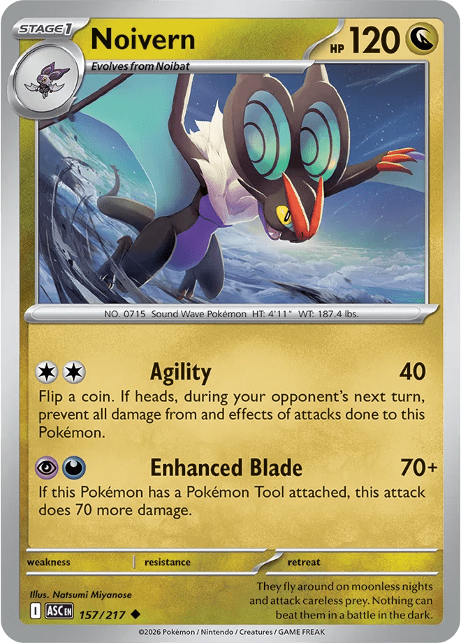 Noivern Ascended Heroes Uncommon 157/217 by PokeMagic on MYNTED