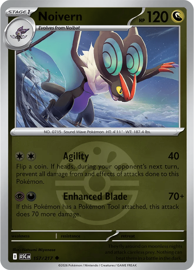 Noivern (Friend Ball) 157/217 (Ascended Heroes) by Meeho Collectz on MYNTED