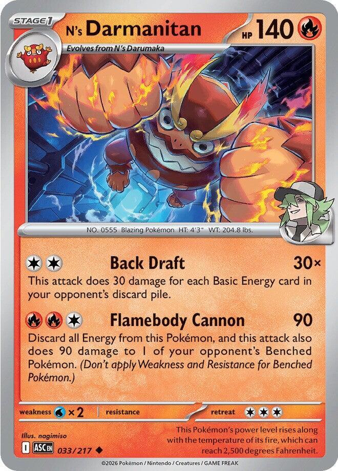 N's Darmanitan - ME: Ascended Heroes (ASC) by TCGDON on MYNTED