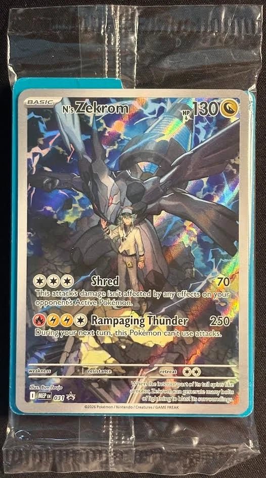N's Zekrom 031 - Black Star Promo Ascended Heroes Pokemon TCG - SEALED by Nekohime TCG on MYNTED
