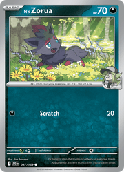 N's Zorua 097/159 by Decks For Less on MYNTED