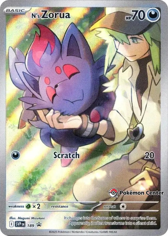 N's Zorua - 189 Promo - Pokemon Center Exclusive by The Archive Stop on MYNTED
