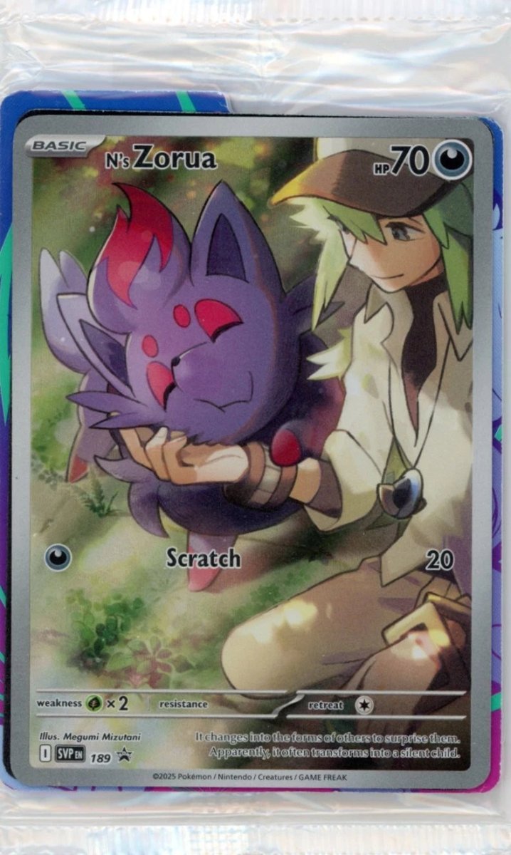N's Zorua - 189 - SV: Scarlet & Violet Promo Cards (SVP) by SAFAQATI on MYNTED