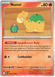 Numel 027/217 Common | Mega Evolution – Ascended Heroes by Worth the XP on MYNTED