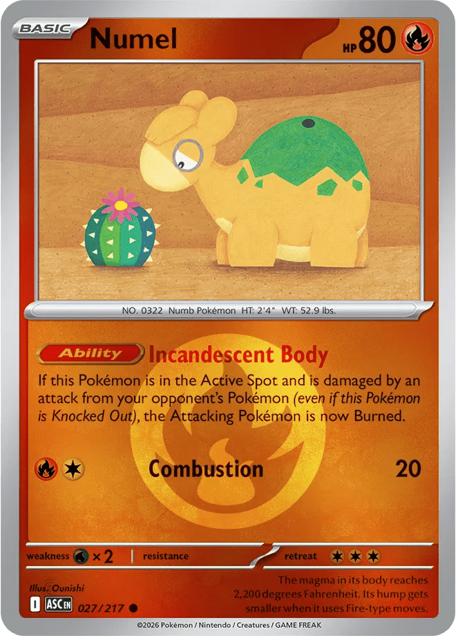Numel (Energy Symbol Pattern) 027/217 (Ascended Heroes) by Meeho Collectz on MYNTED