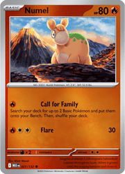 Numel Mega Evolution Common • 021/132 Reverse Holofoil by Shark Pop Culture on MYNTED