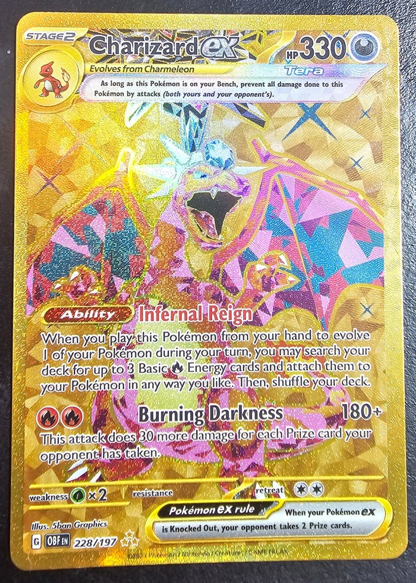 Obsidian Flames Charizard ex 228/197 by PlayVault on MYNTED