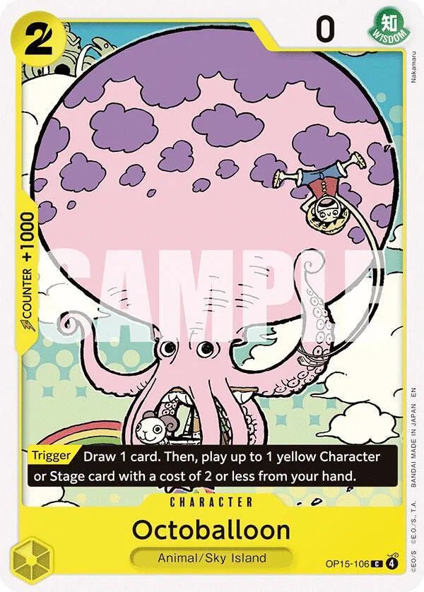 Octoballoon OP15-106 (Adventure on Kami's Island) by Lmerj Collects on MYNTED