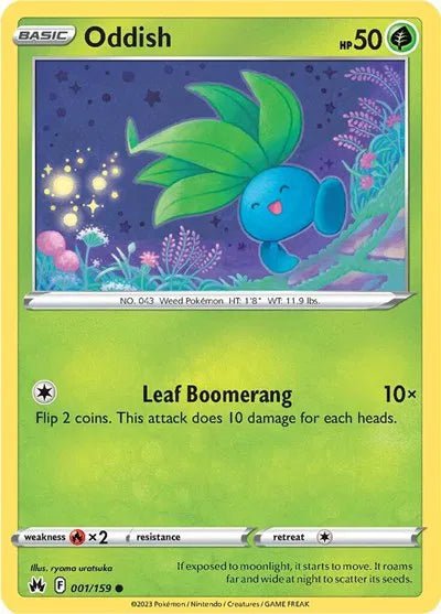 Oddish 001/159 · Normal (Crown Zenith) by The Archive Stop on MYNTED