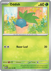 Oddish · 151 (MEW) 043 (Normal) by PokeMarsi on MYNTED