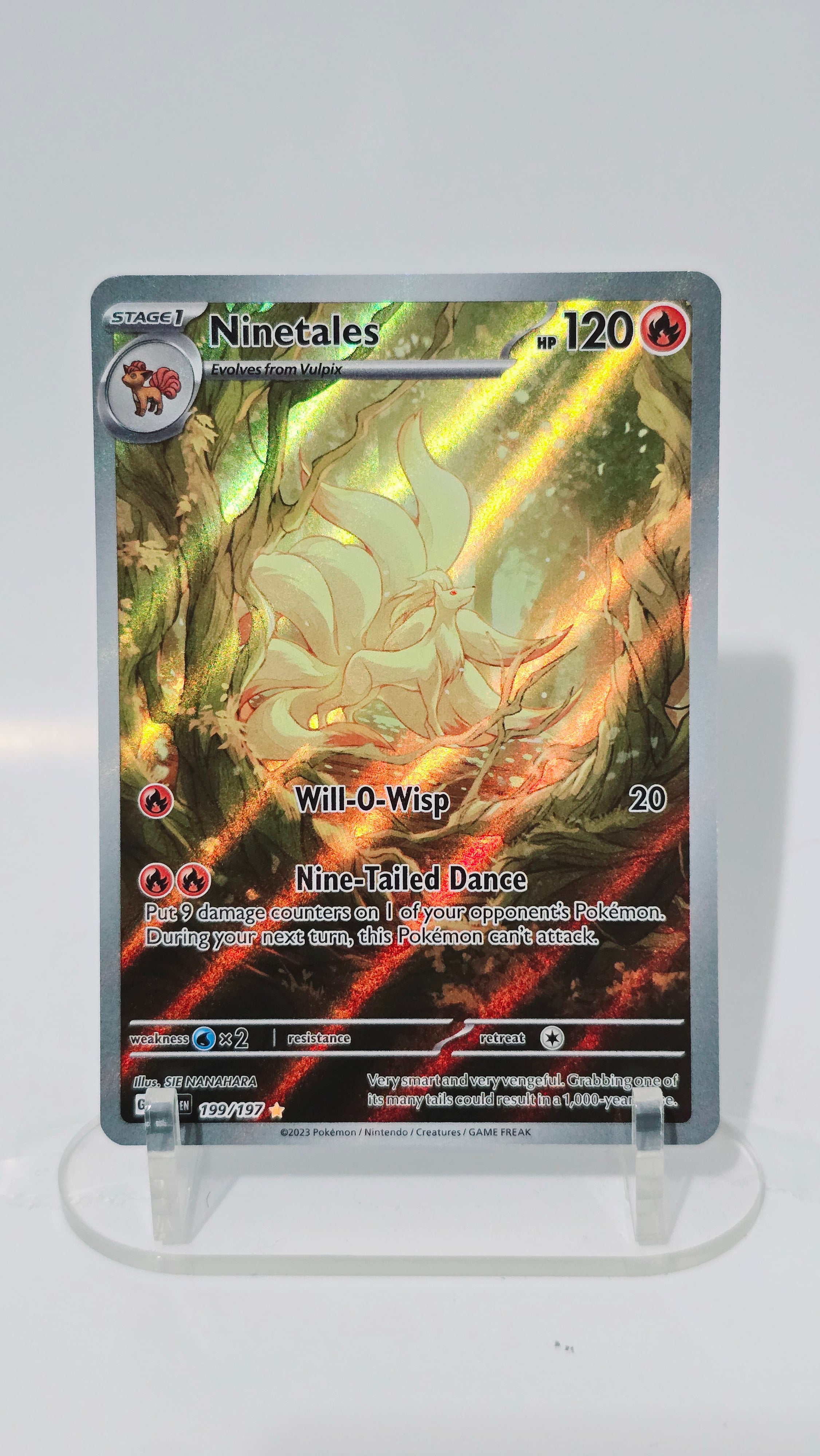 Ninetales - Obsidian Flames - IR 199/197 - English