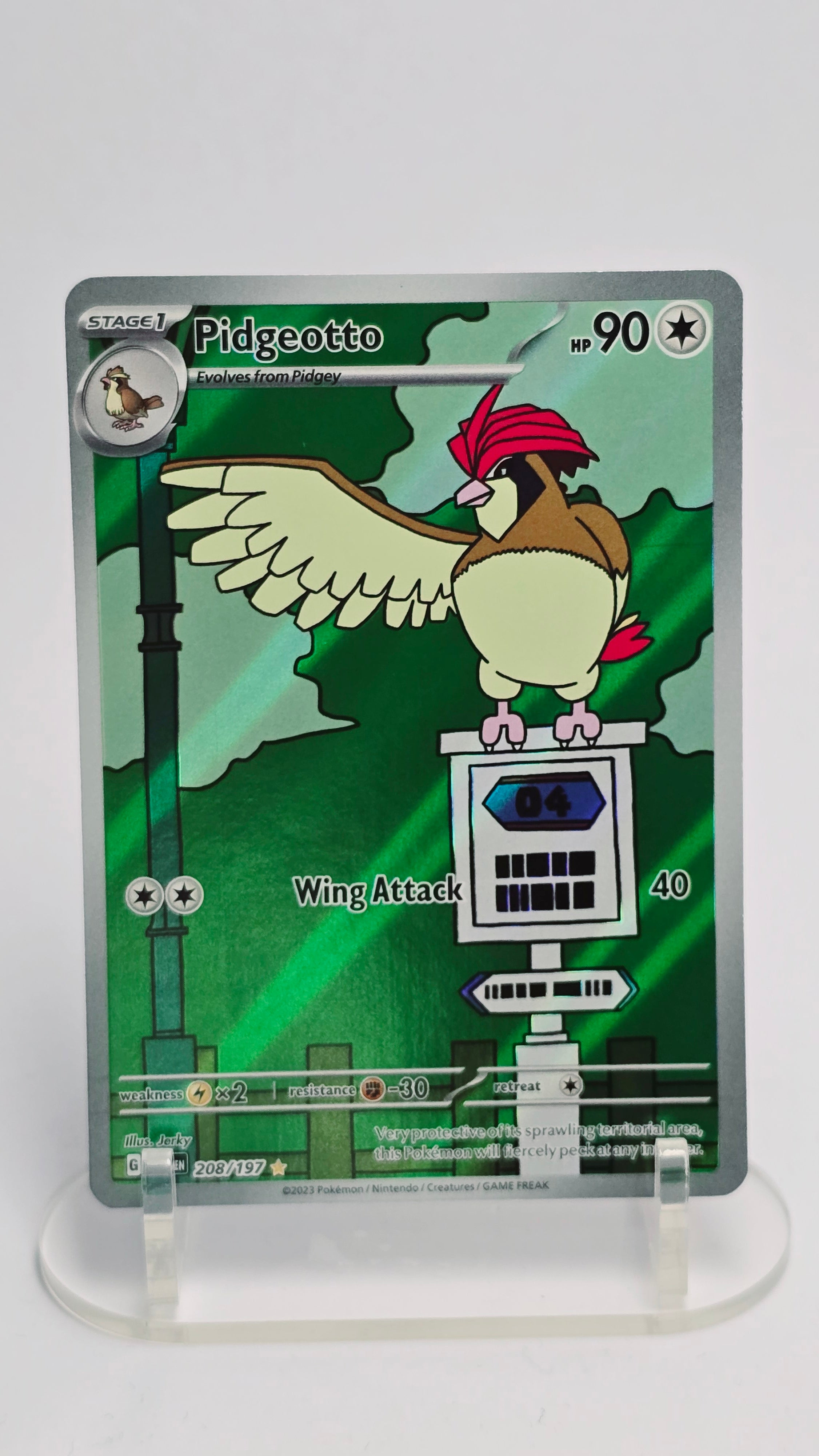 Pidgeotto - Obsidian Flames - IR 208/197 - English