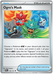 Ogre's Mask 118/131 Uncommon | Scarlet & Violet – Prismatic Evolutions by Worth the XP on MYNTED