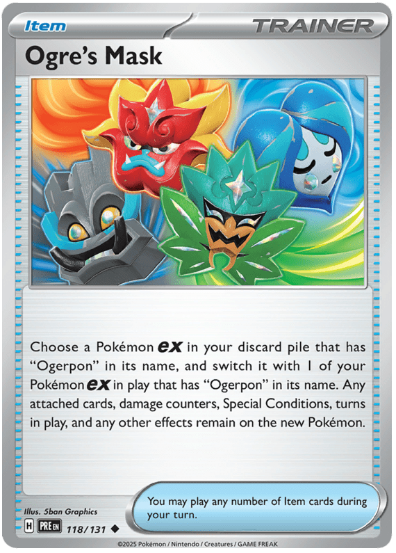 Ogre's Mask 118/131 Uncommon | Scarlet & Violet – Prismatic Evolutions by Worth the XP on MYNTED
