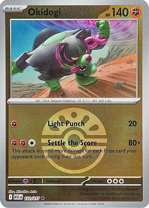 Okidogi - 122/217 (Friend Ball) - ME: Ascended Heroes (ASC) by SAFAQATI on MYNTED