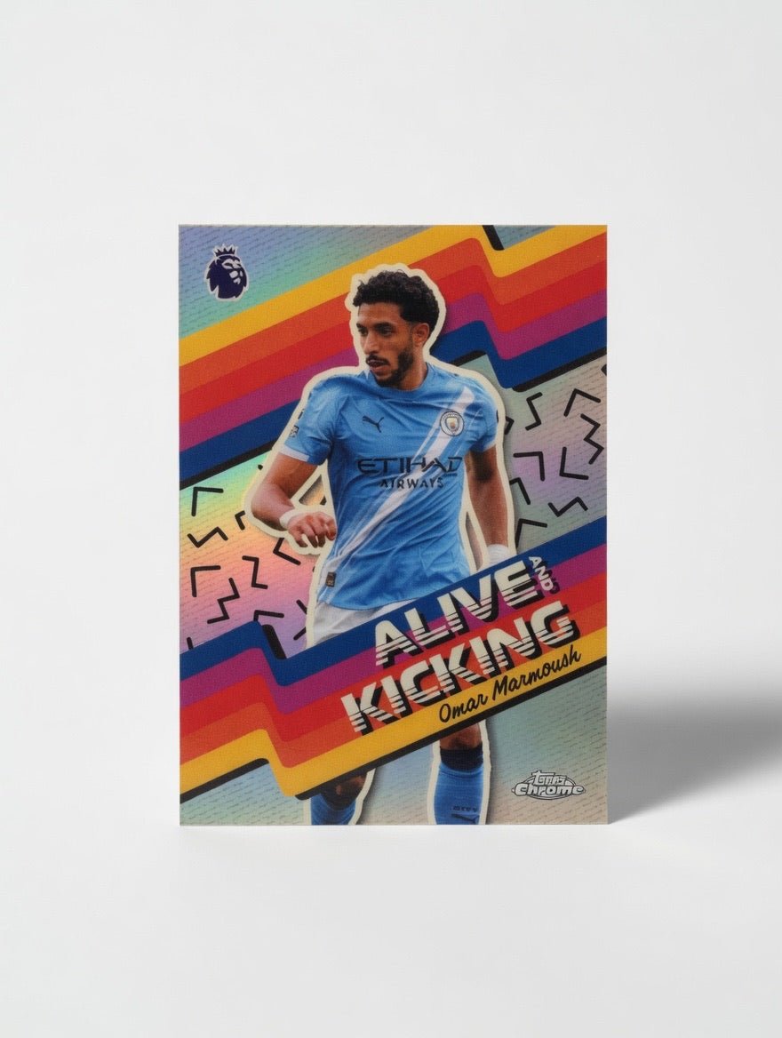 Omar Marmoush Alive and Kicking — 2026 Topps Chrome Premier League — Manchester City by KitRoom Cards on MYNTED