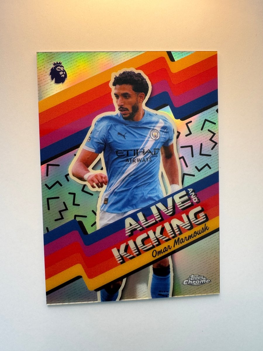 Omar Marmoush Alive and Kicking — 2026 Topps Chrome Premier League — Manchester City by KitRoom Cards on MYNTED