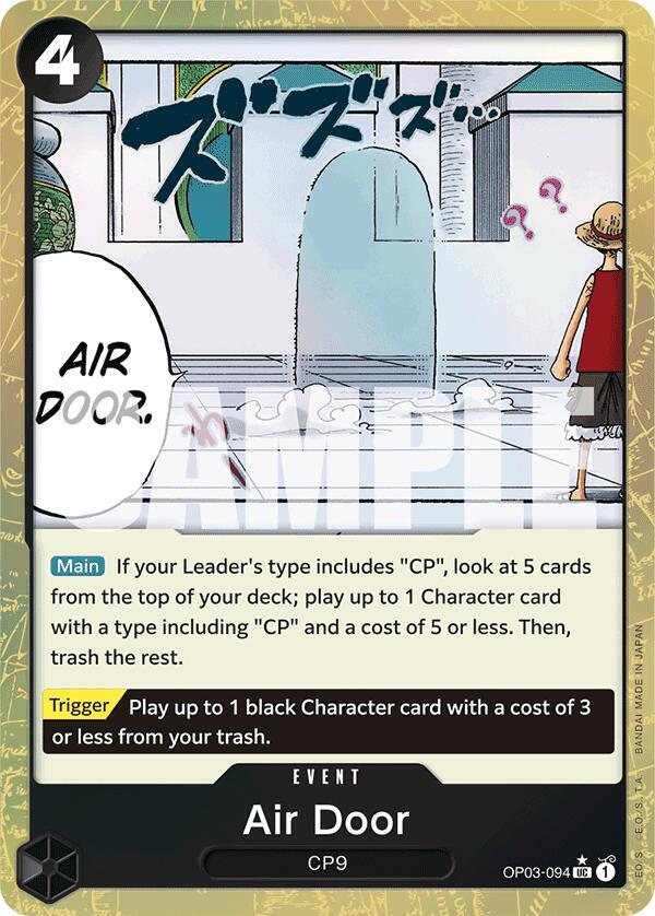 One Piece - Air Door (Textured Foil) - Premium Booster - The Best - (PRB - 01) by TCGDON on MYNTED