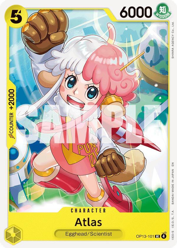 One Piece - Atlas - Carrying On His Will (OP13) by TCGDON on MYNTED