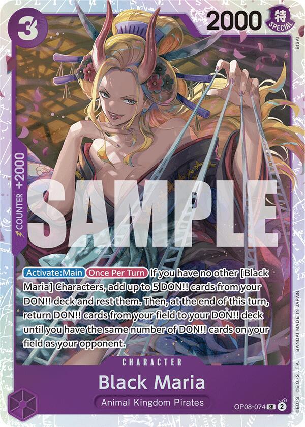 One Piece Black Maria - Two Legends (OP08) by TCGDON on MYNTED
