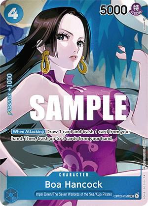 One Piece - Boa Hancock (Box Topper) - Paramount War (OP02) by TCGDON on MYNTED