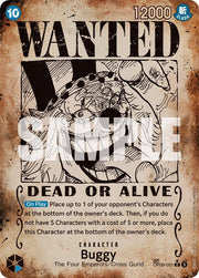 One Piece | Buggy (051) (Wanted Poster) | OP09 - 051 by Gem Mint Unc on MYNTED