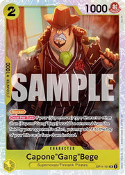 One Piece Capone"Gang"Bege (101) - A Fist of Divine Speed (OP11) by TCGDON on MYNTED