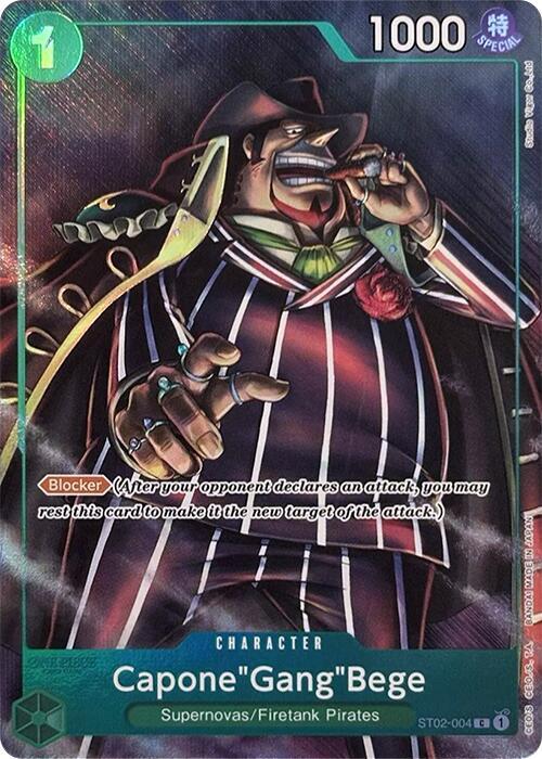 One Piece - Capone"Gang"Bege (Premium Card Collection - Best Selection Vol. 2 - ) - One Piece Promotion Cards (OP - PR) by TCGDON on MYNTED