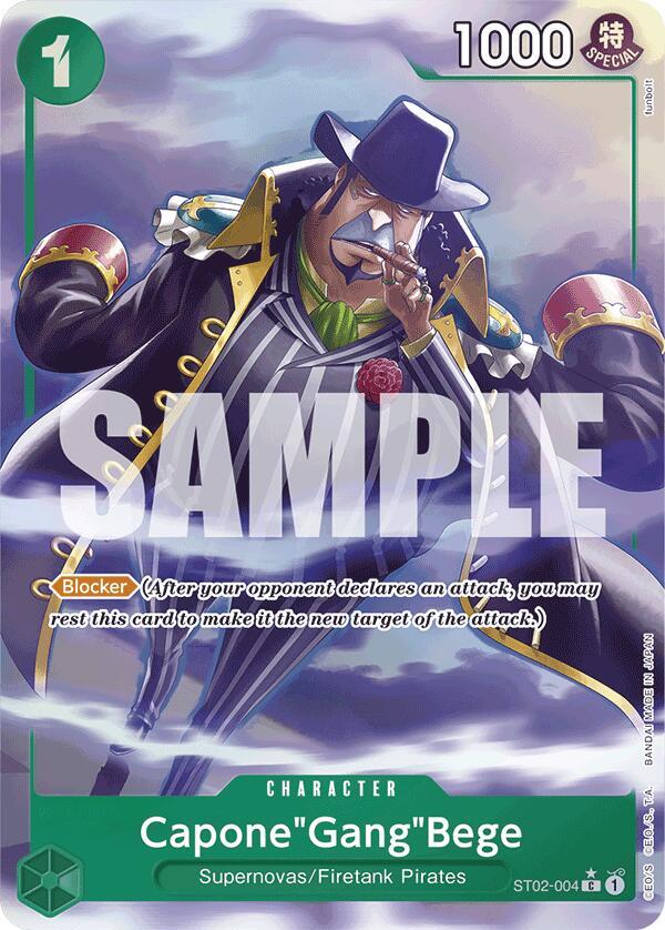 One Piece - Capone"Gang"Bege (ST02 - 004) (Alternate Art) - Premium Booster - The Best - (PRB - 01) by TCGDON on MYNTED