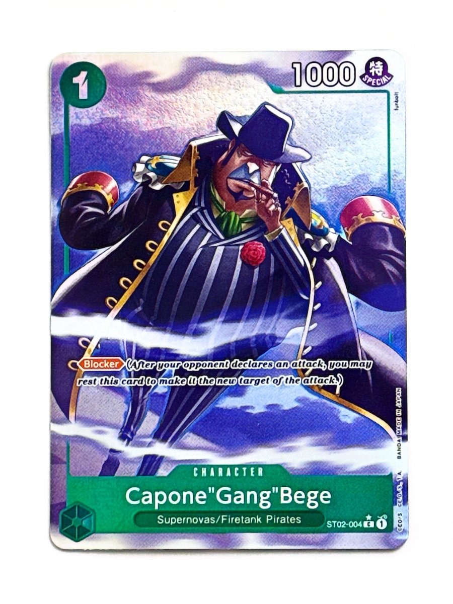 One Piece - Capone"Gang"Bege (ST02 - 004) (Alternate Art) - Premium Booster - The Best - (PRB - 01) by TCGDON on MYNTED