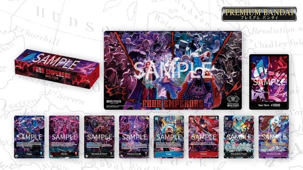 One Piece Card Game 2nd anniversary Set (the four emperor JAPANESE version) by PlayVault on MYNTED