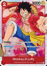 ONE PIECE CARD GAME English CARD HOLO LUFFY OP01 - 024 SR by Desert Pirates on MYNTED