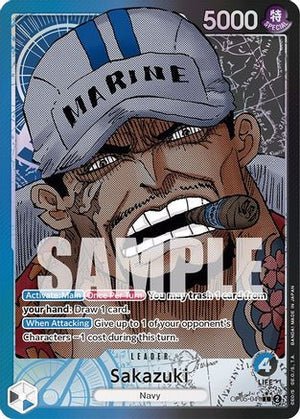 One Piece Card Game - Sakazuki (Alternate Art) OP05 - 041 English by Desert Pirates on MYNTED