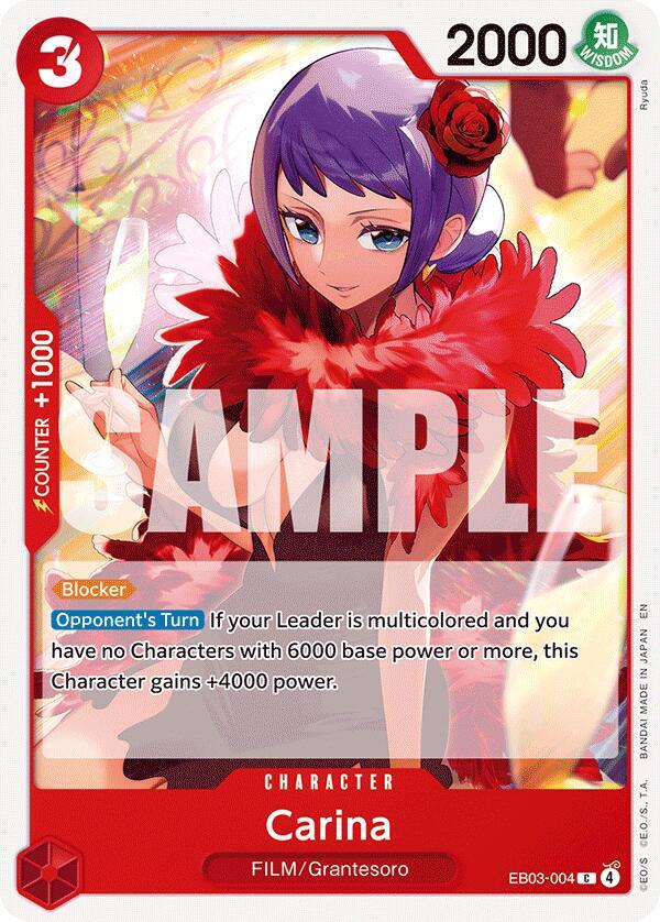 One Piece - Carina - Extra Booster: One Piece Heroines Edition (EB - 03) by TCGDON on MYNTED