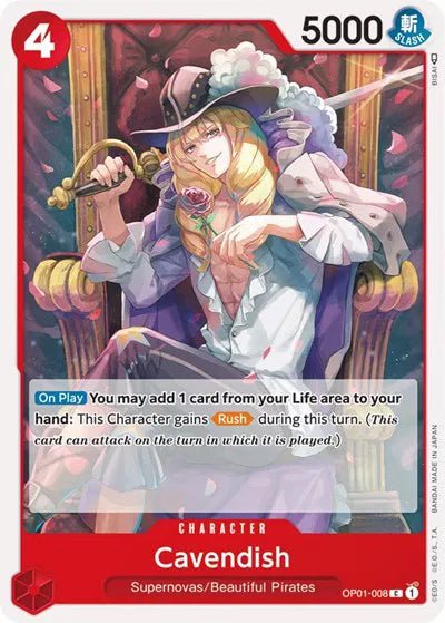 One Piece - Cavendish - OP01 - 008 by Lmerj Collects on MYNTED
