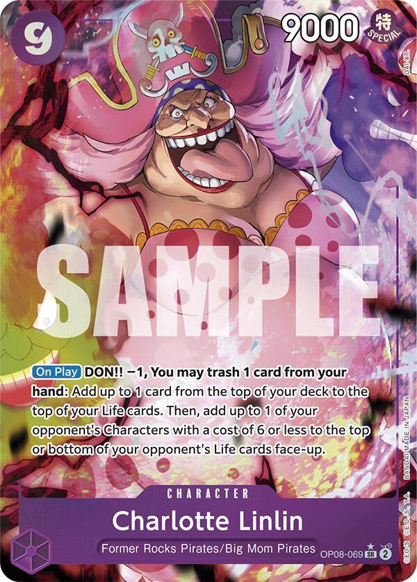 One Piece - Charlotte Linlin (Parallel) - Two Legends (OP08) by TCGDON on MYNTED